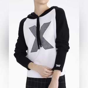 PXG Women's Black and White Hoodie